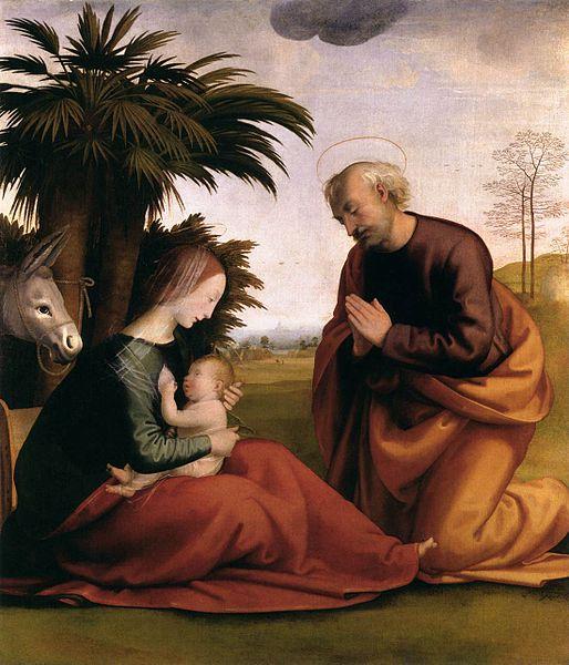 Fra Bartolomeo The Rest on The Flight into Egypt